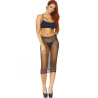 Leg Avenue - Résille Cristalisée Multidress Noir Os
